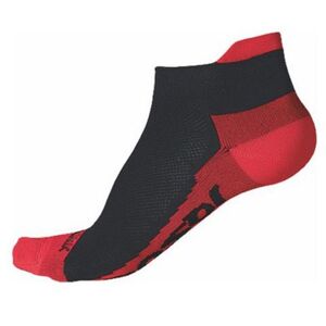 Ponožky Sensor Coolmax Invisible čierna červená 1041006-16 6/8 UK